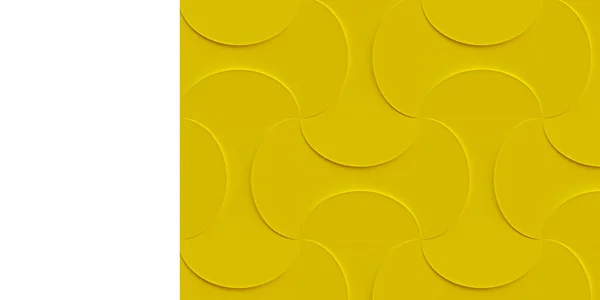 Εικονογράφηση Κίτρινο Απρόσκοπτη Πάνελ Τοίχου Κίτρινο Γυαλιστερό Ανάγλυφο Πίνακα Απόδοση — Φωτογραφία Αρχείου