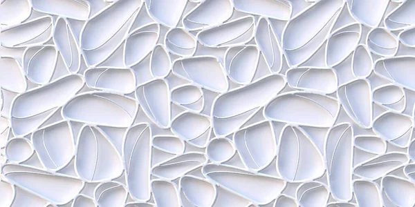 Illustration Abstract Background Grid White Gold Polygons Shadow Isolated White — Stock Photo, Image