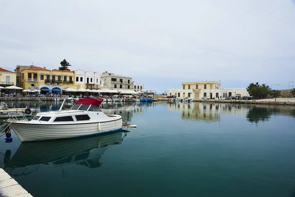 Rethymno Greece May 2019 View Sea Port Rethymno Crete Island — Stock Photo, Image