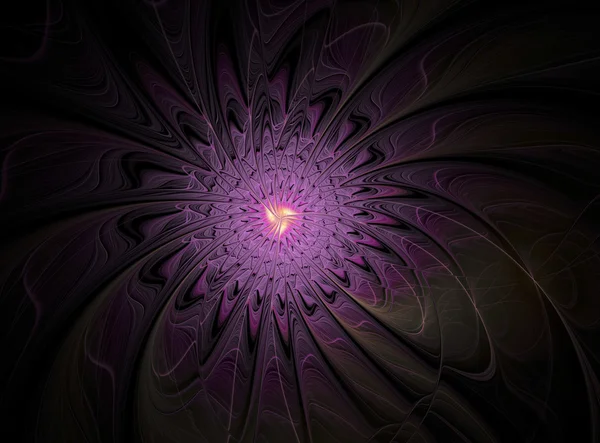 Fundo fractal abstrato com luz — Fotografia de Stock