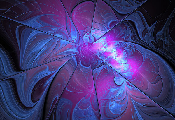 Abstract fractal image