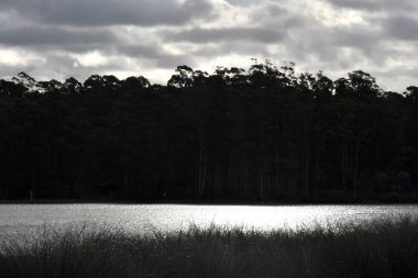 Entre Rios 'taki gölde gün batımı