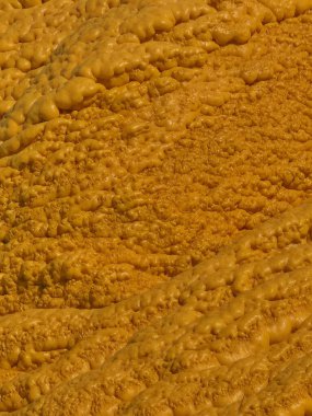 Soyut Sarı Mineral Doku Yüzeyi