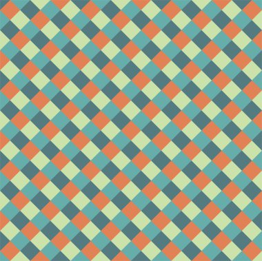 Vektör çizim ile Mozaik.