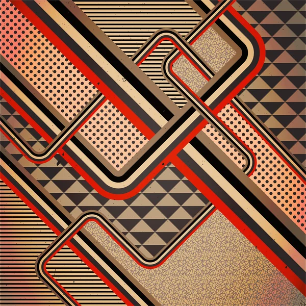 Fondo abstracto retro stile . — Archivo Imágenes Vectoriales