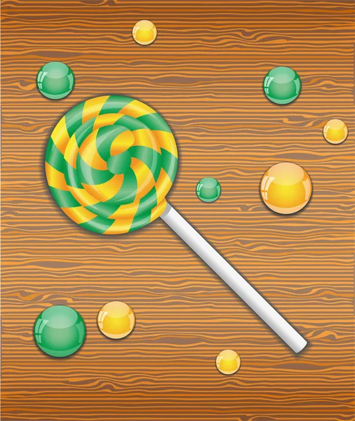 Vektorové ilustrace s candy. — Stockový vektor