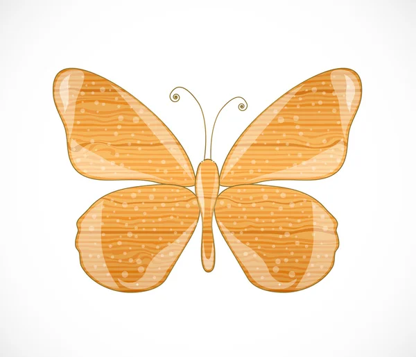 Hermosa mariposa abstracta . — Vector de stock