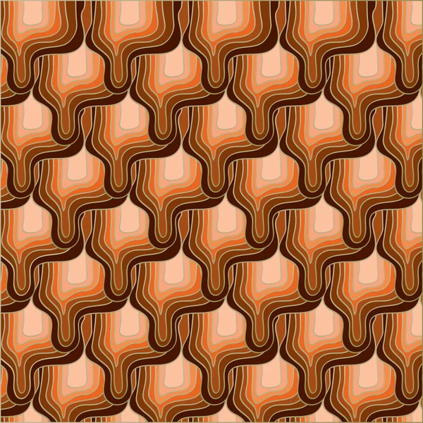 Orange - bruna abstrakt bakgrund. — Stock vektor