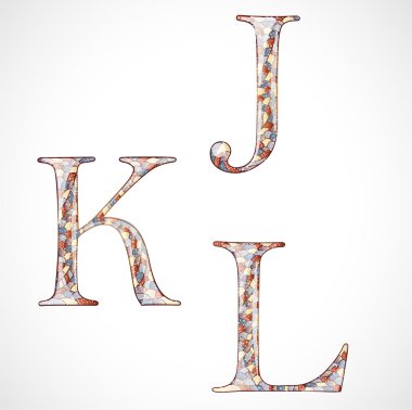 soyut harfleriyle ayarla. 