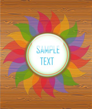 Düzen ile ahşap doku.