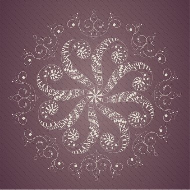 Soyutlama ile vektör illüstrasyonu.