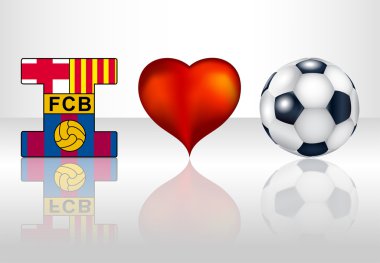 Futbol club barcelona seviyorum.