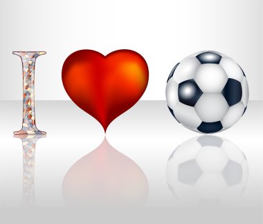 Futbolu seviyorum.