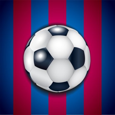Mavi - nar arka plan ile futbol topu.