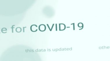 COVID-19, COVID, Coronavirus. Farklı metinde işaretlenmiş kelime. Haber konsepti ya da medikal medya. Tehlikeli bir virüs tüm dünyaya yayılıyor. Altı çizili kelimeler. SARS-CoV-2