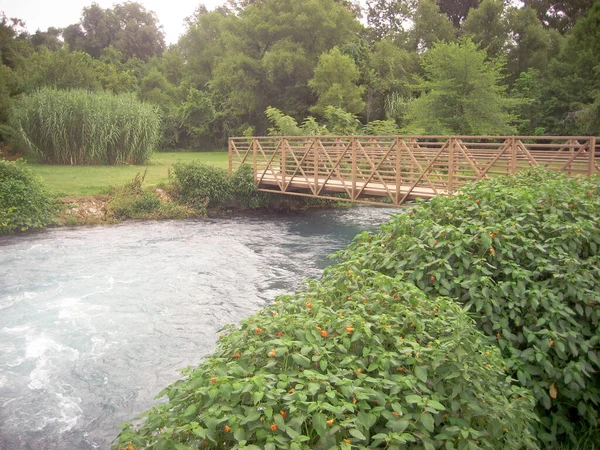 Natural Spring Water at Mammoth Spring State Park, Arkansas,