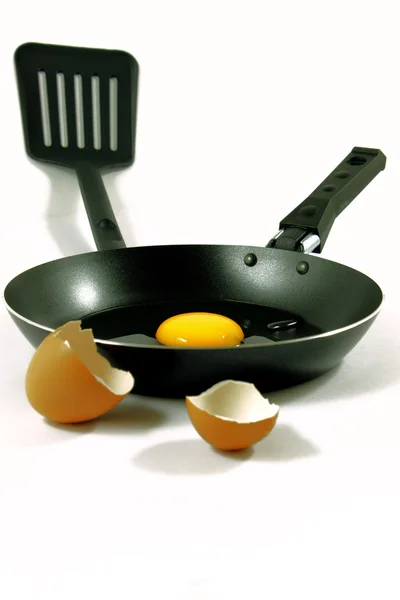 Μαγείρεμα τηγανητό αυγό — Φωτογραφία Αρχείου