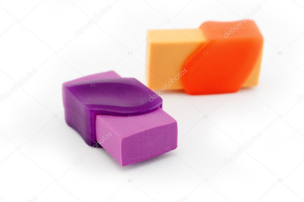 Two erasers