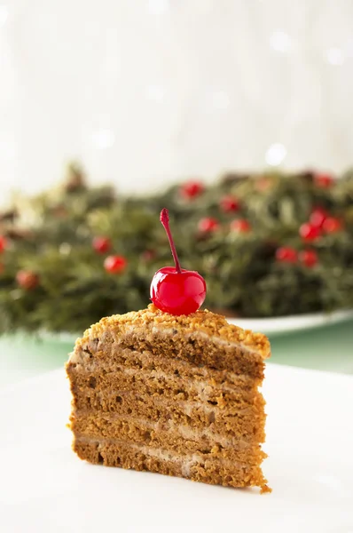 Homemade honey cake. — Stock Photo, Image