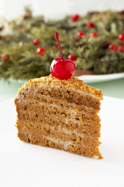 Homemade honey cake. — Stock Photo, Image
