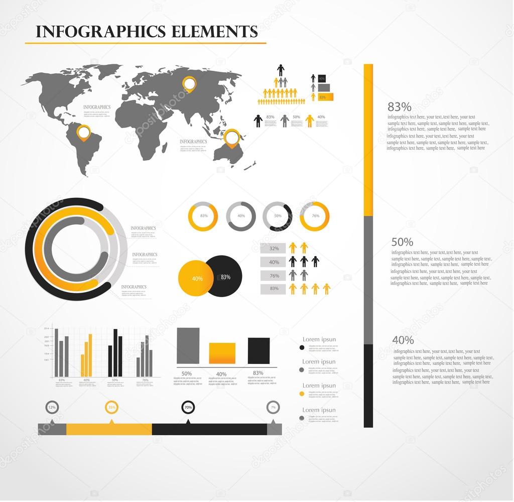 Human infographic vector illustration.