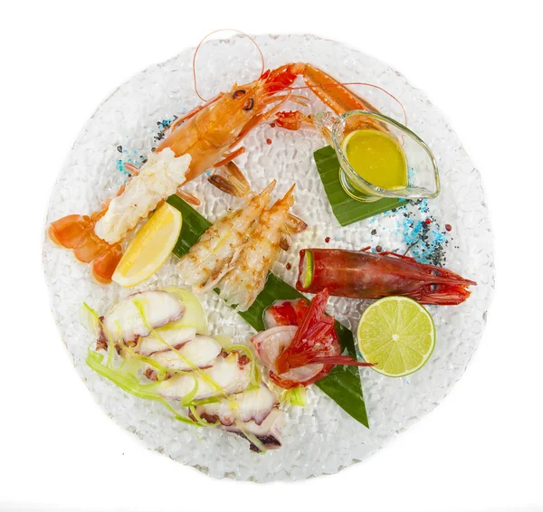 Raw Mixed seafood — Stock Photo, Image