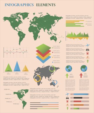 seyahat Infographic şablonu