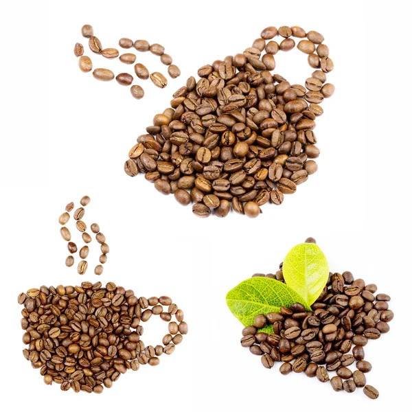 Coffee Beans collage — Stock Photo, Image