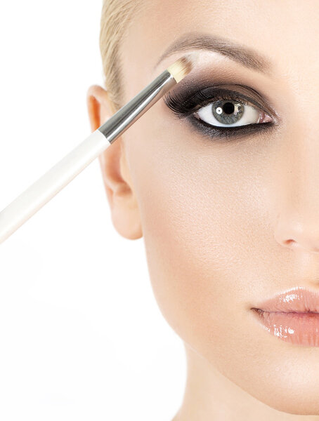 Eyeshadows. Eye shadow brush