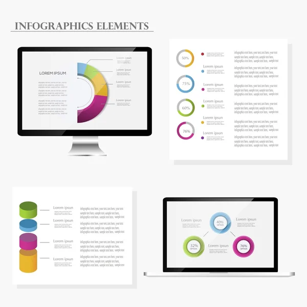 Impressionante desenvolvimento web design responsivo —  Vetores de Stock