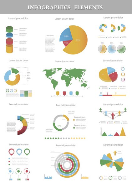 Набор инфографических элементов
.
