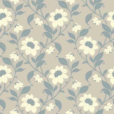 Bahar bahçe çiçek deseni