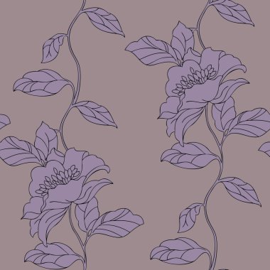 Bahar bahçe çiçek deseni