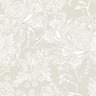 Dikişsiz peonies desen