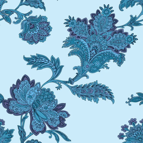 Motif floral sans couture — Image vectorielle