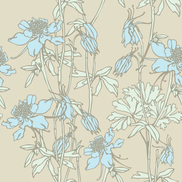 Fondo flores de jardín — Vector de stock