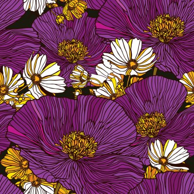 Sorunsuz haşhaş desen