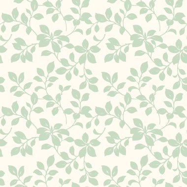 Seamless modeli ile süs yapraklar