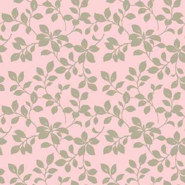 Yaprak süsleme ile Seamless Modeli