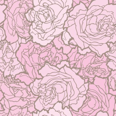 çiçek gül ile Seamless Modeli