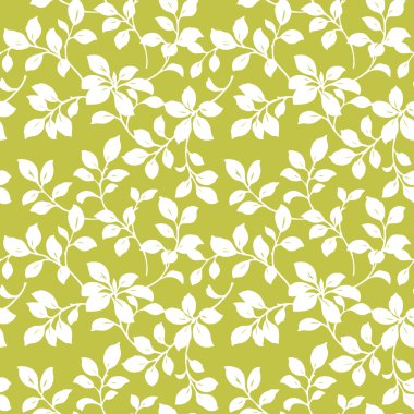 Yaprak süsleme ile Seamless Modeli