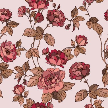 çiçek gül ile Seamless Modeli