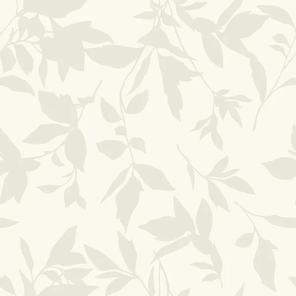 잎 장식으로 완벽 한 패턴 — 스톡 벡터