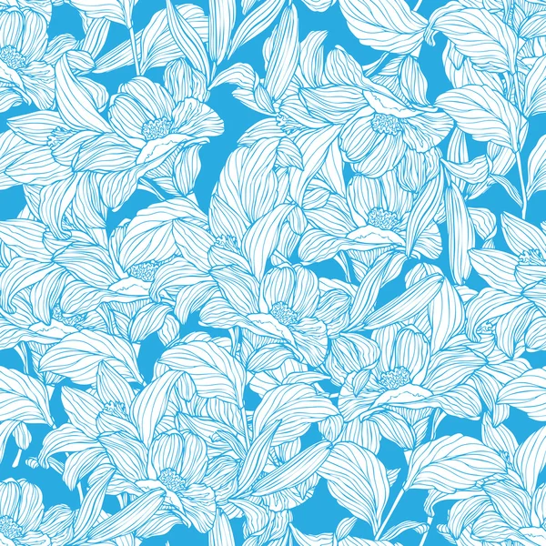 Sommerblumen-Muster — Stockvektor