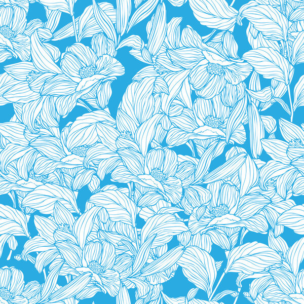 summer flowers pattern