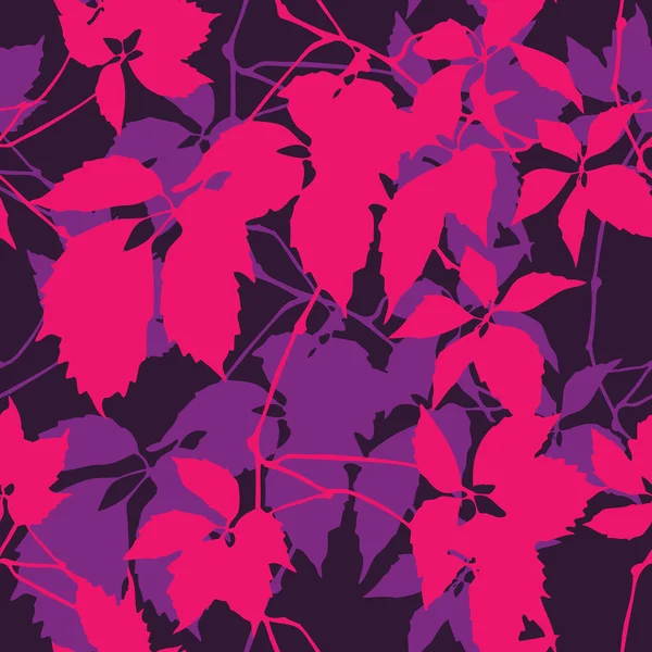 Modèle de feuilles d'été — Image vectorielle