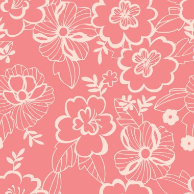 Bahçe yaz pastel çiçek