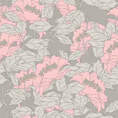 Yaz çiçekleri deseni