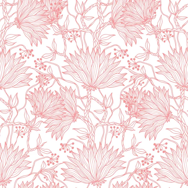 Zomer bloemen patroon — Stockvector