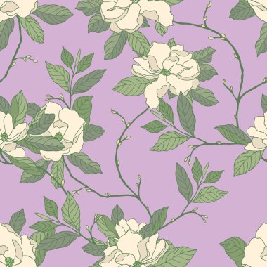 Yaz çiçekleri deseni